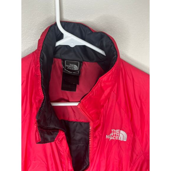 The North Face Nylon Slight Puff Womens Full Zip Jacket In Color Fuchsia Pink - Picture 4 of 4